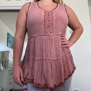 tiered tank top